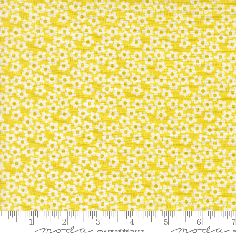 Popcorn Flowers Small Chartreuse by Elizabeth Hartman for Moda PREORDER-Nov 2026