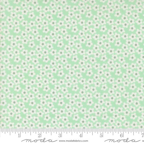 Popcorn Flowers Small Aqua by Elizabeth Hartman for Moda PREORDER-Nov 2026