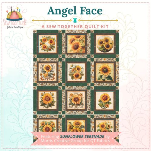 Angel Face Quilt Kit featuring Sunflower Serenade