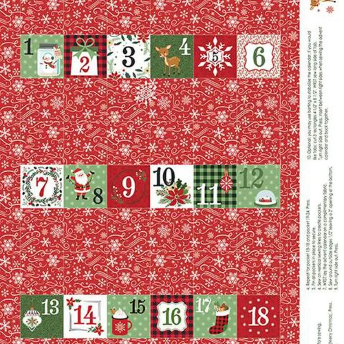 The Magic of Christmas Advent Panel by Lori Whitlock Riley Blake